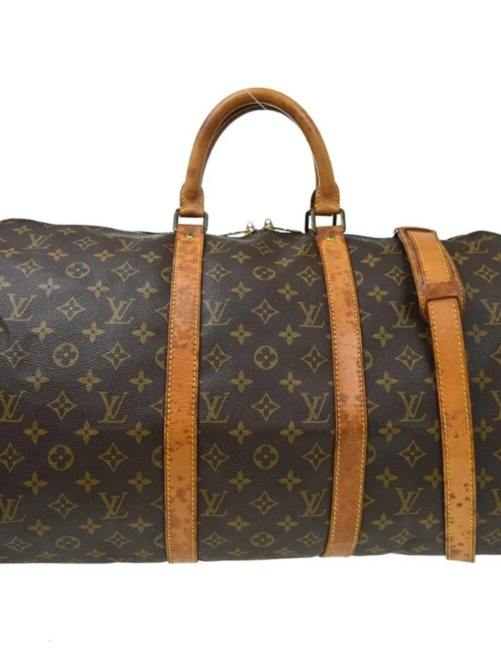 Best05 LOUIS VUITTON KEEPALL 50 BANDOULIERE HANDBAG - Picture 1 of 16